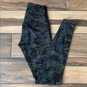 Green Camo Align pants!